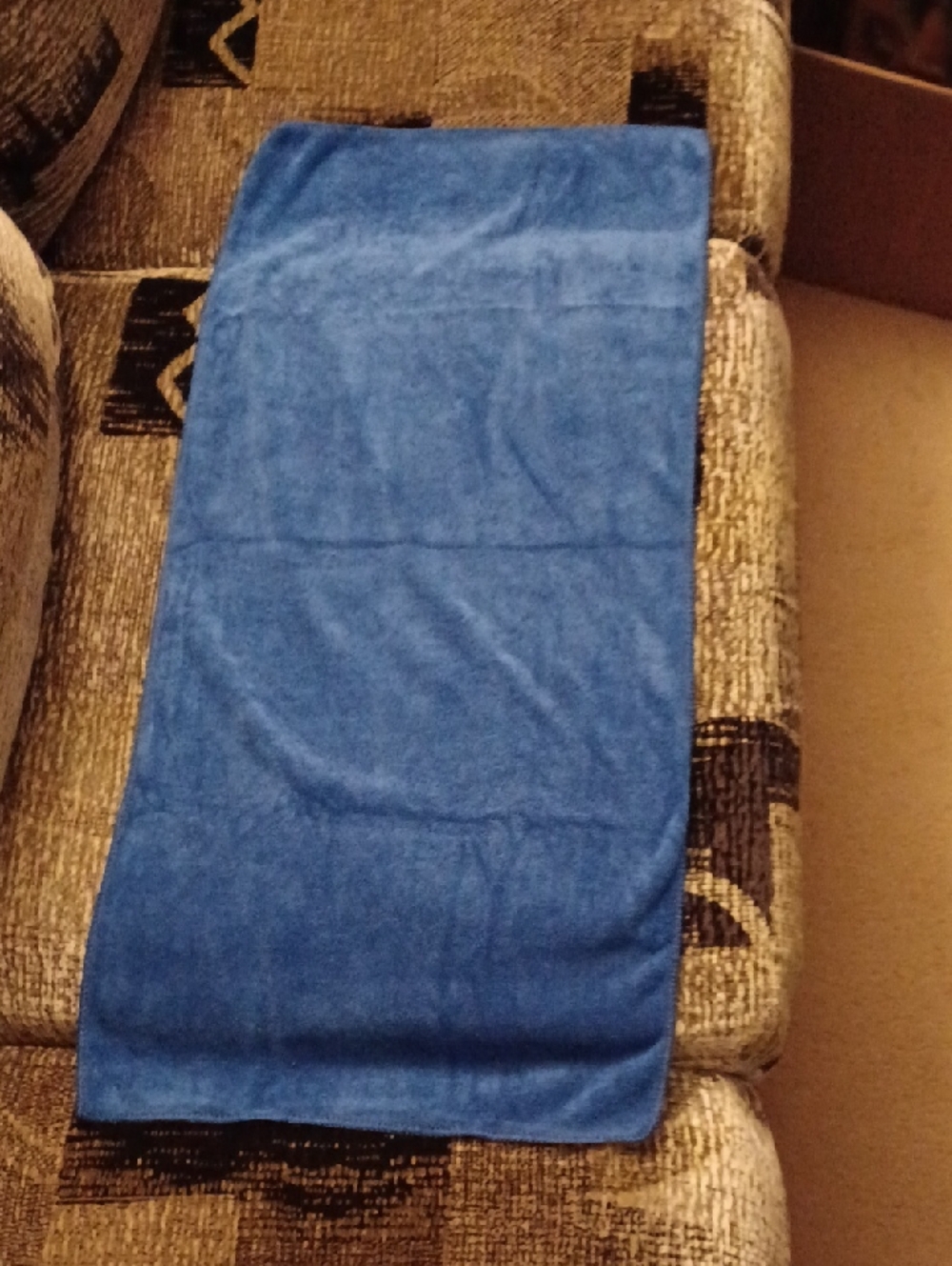 $4 Add-on New Blue Microfiber Quick Dry Towel